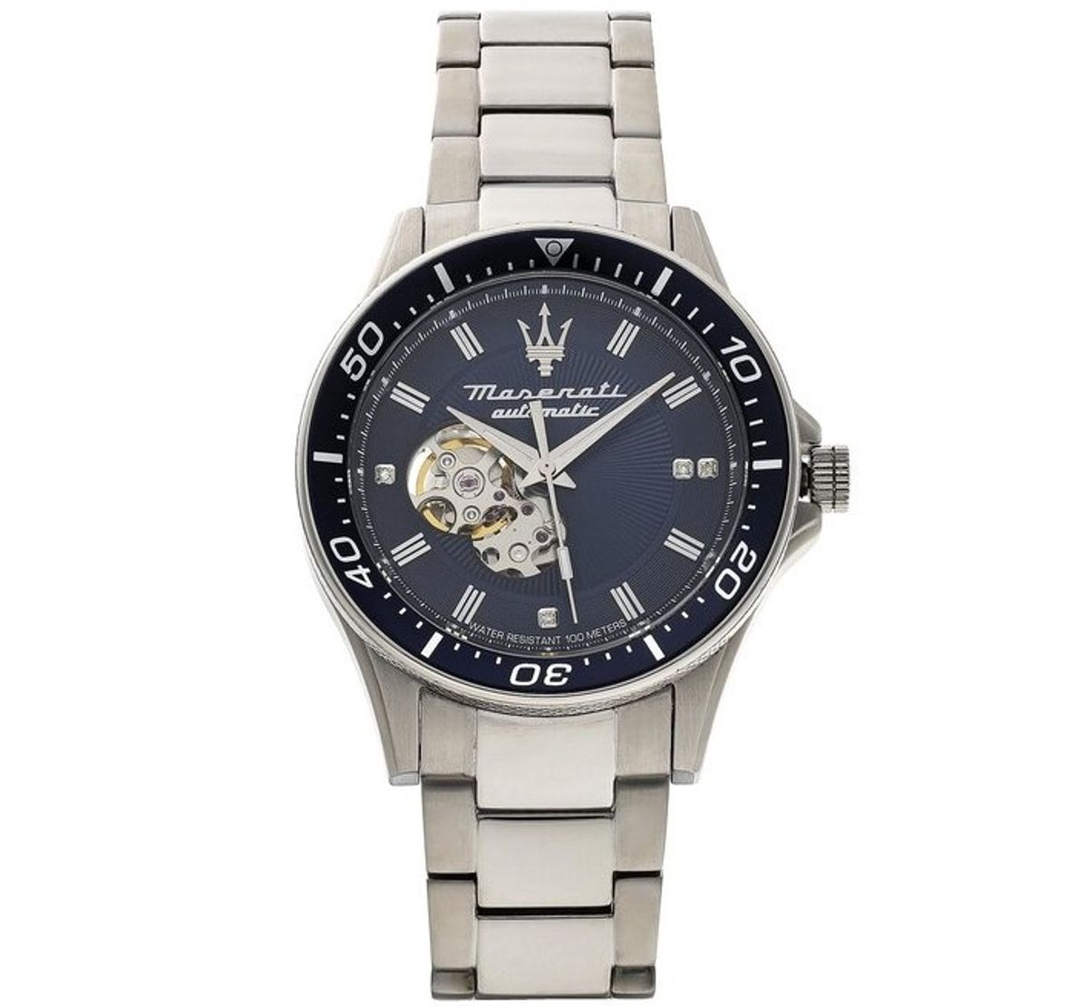 MASERATI Sfida Automatic Steel Herreur R8823140007