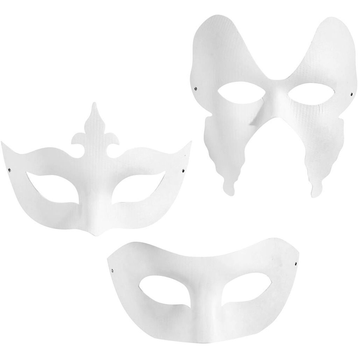 Masker, H: 10-20 cm, harlekin, 12 ass.