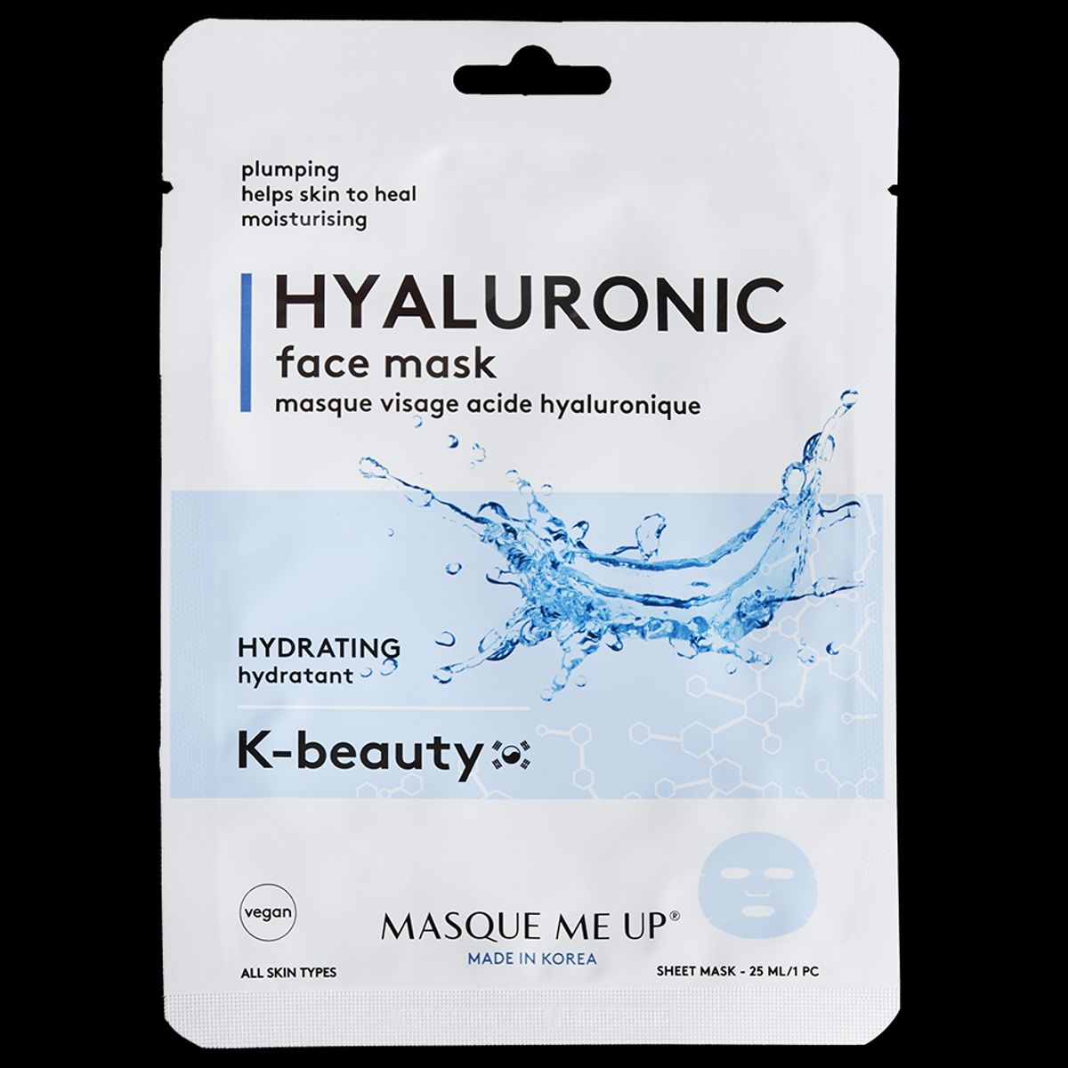 Masque Me Up Hyaluronic Acid face mask