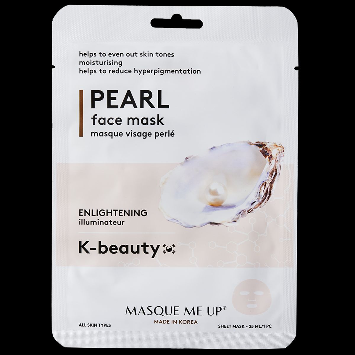 Masque Me Up Pearl face mask