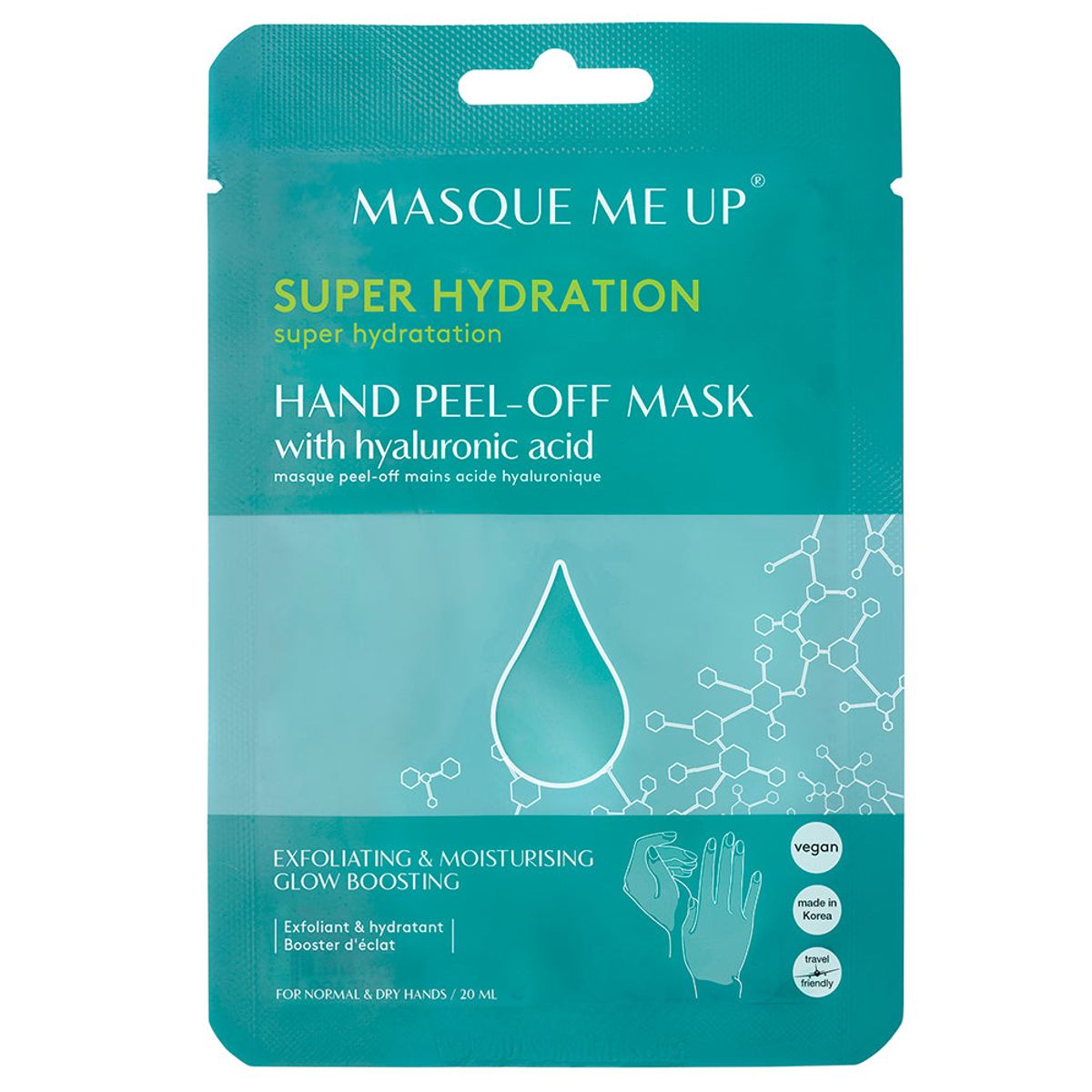 Masque Me Up Super Hydration Hand Peel-off mask