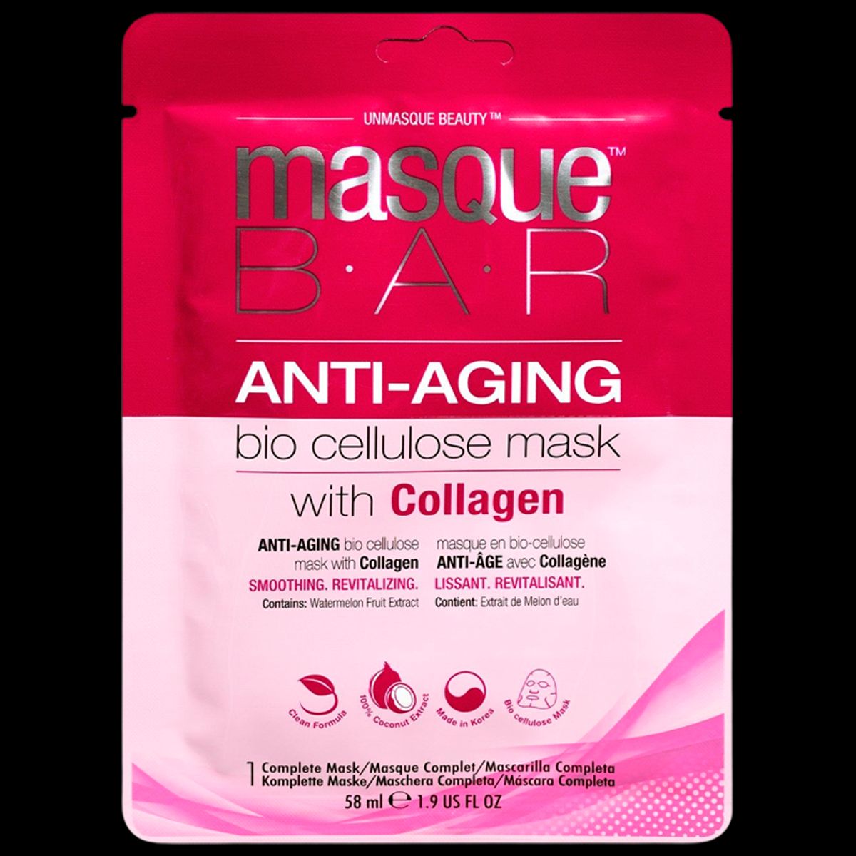 MasqueBar Bio Cellulose Anti-Aging Mask (54 ml)