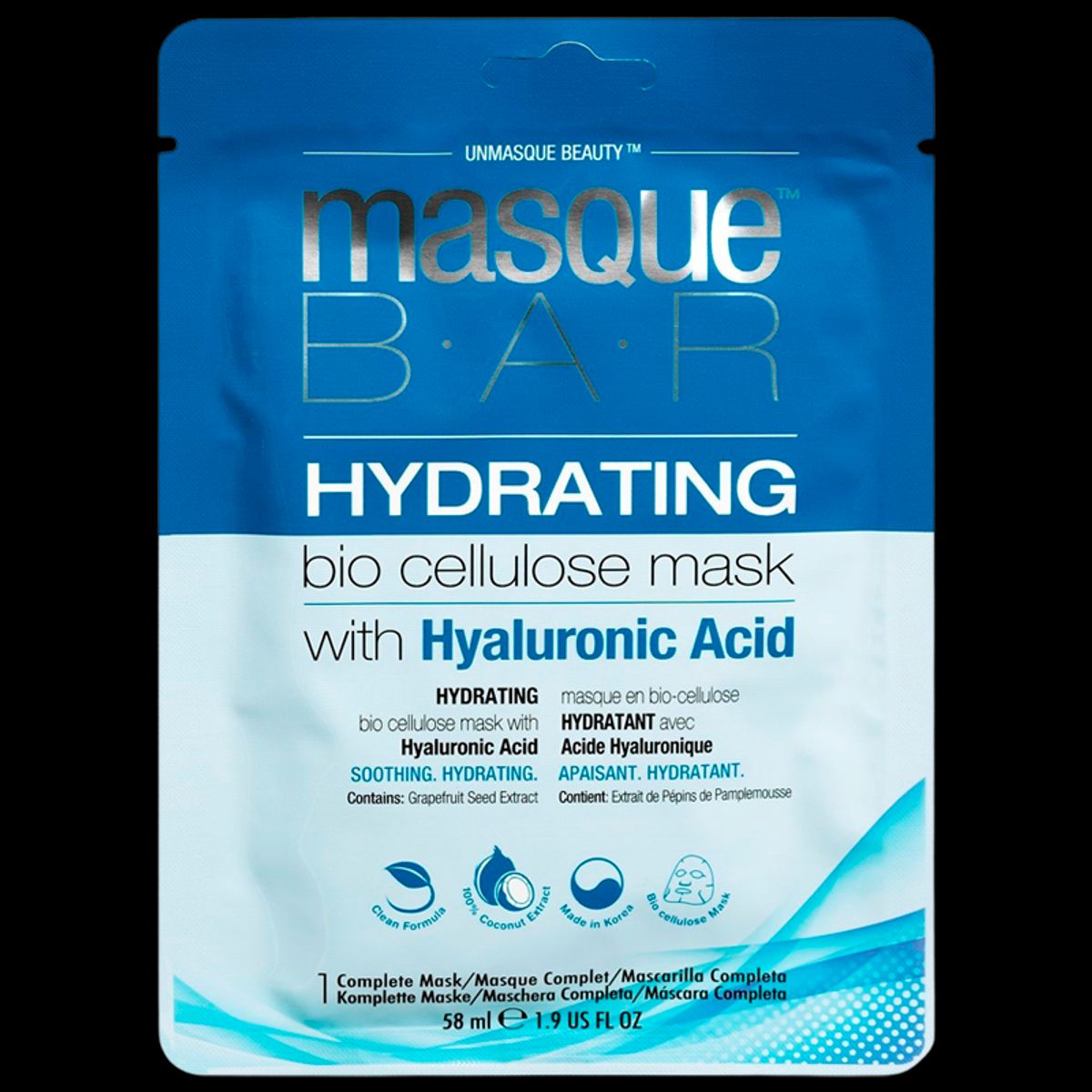 MasqueBar Bio Cellulose Hydrating Mask (54 ml)