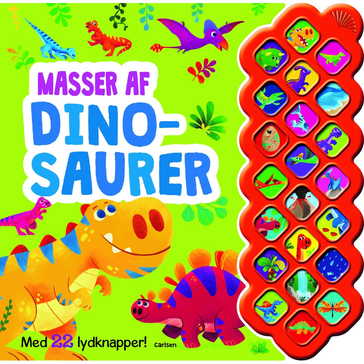 Masser Af Dinosaurer - Med 22 Lydknapper - Lwillys Tafur - Bog