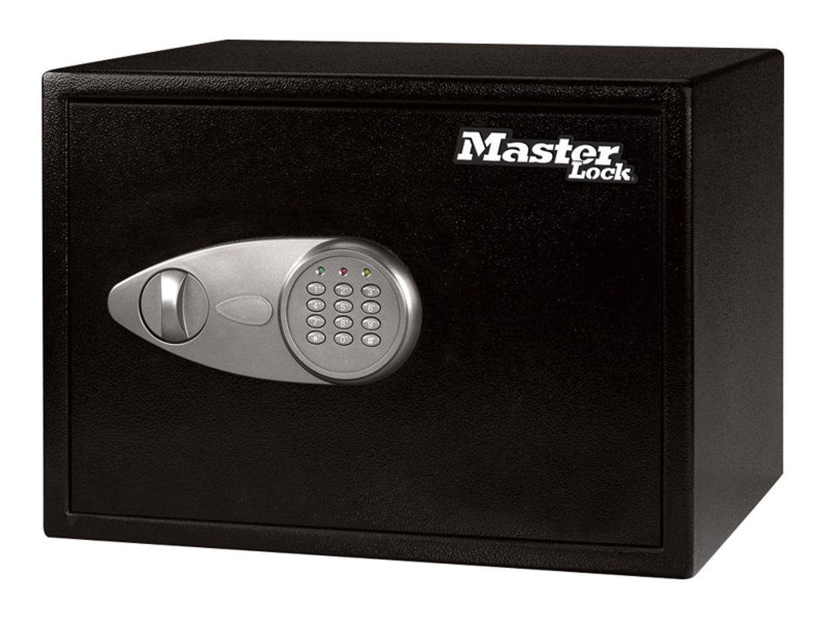 Master Lock Large No. X125ml - Pengeskab - Solidt Stål - Grå, Sort