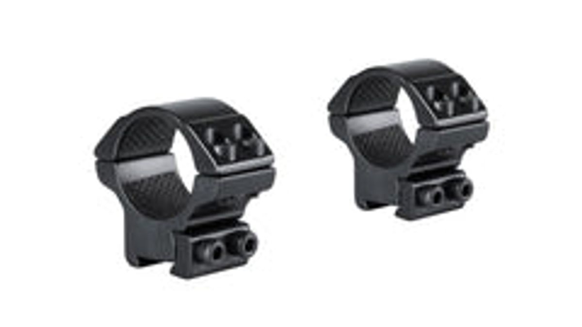 Match Mount Hawke Optics alu montage sæt med 2 stk 1"ringe - lav, medium, høj