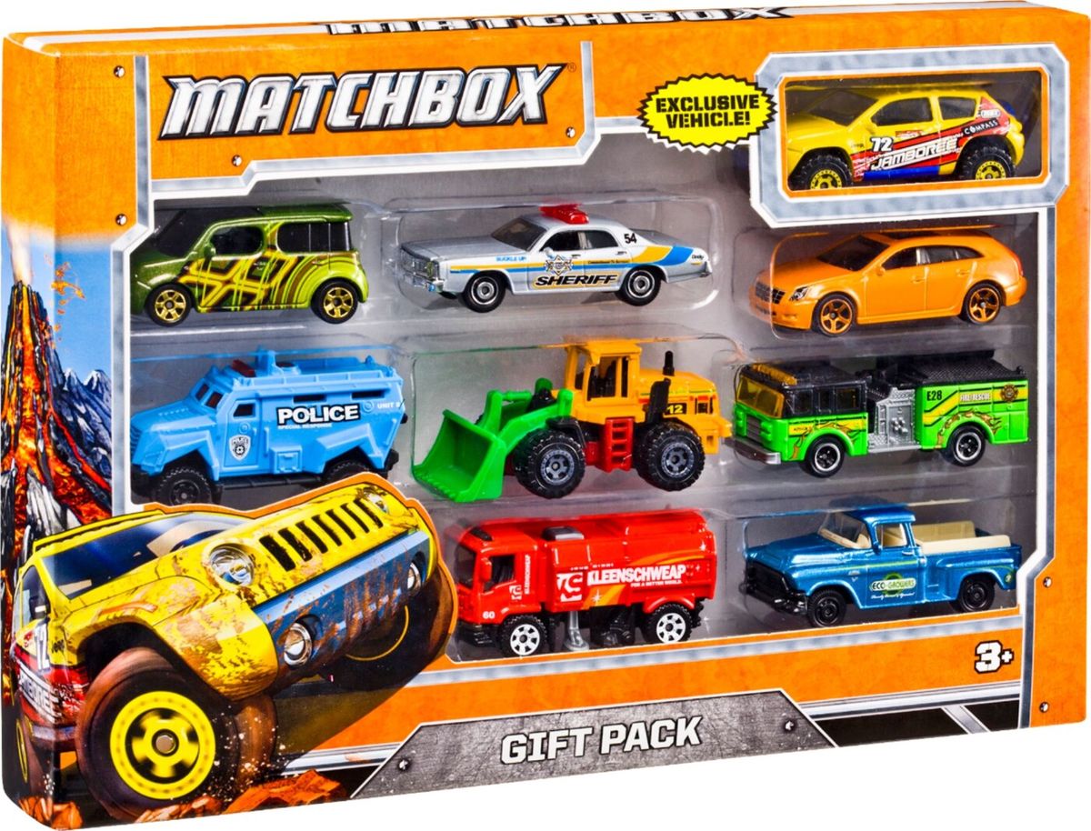 Matchbox Biler - Sæt Med 9 Legetøjsbiler