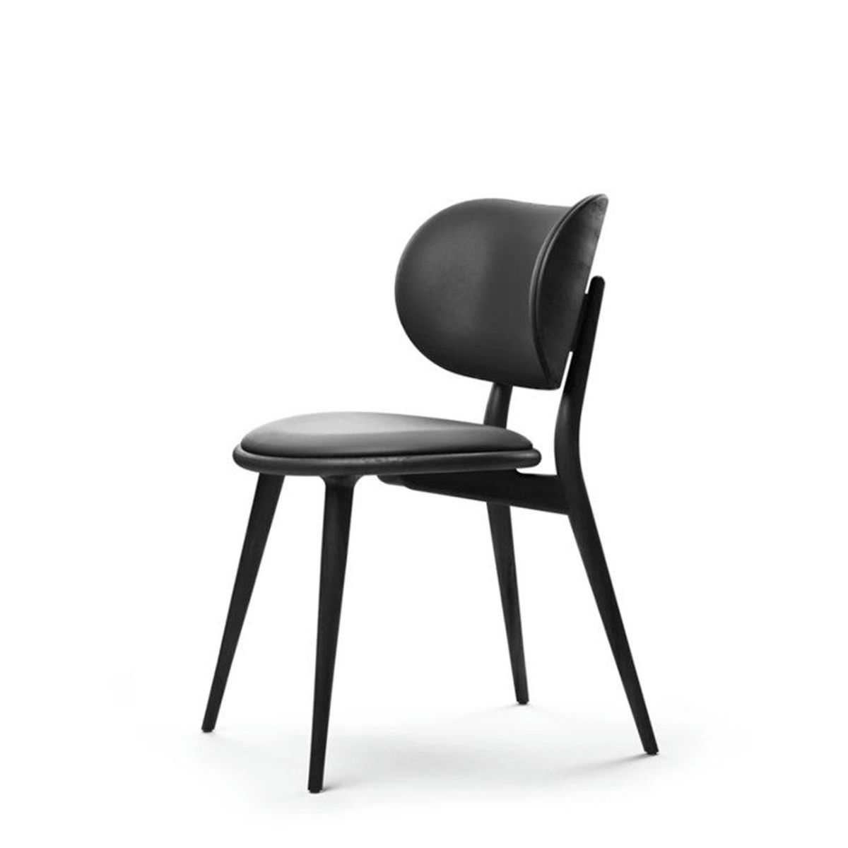 Mater The Dining Chair Spisebordsstol Black Stain Beech/Black Leather