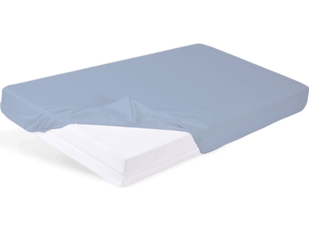 Matex Bamoo Sheet With Rubber 70X140 Blue Ieski