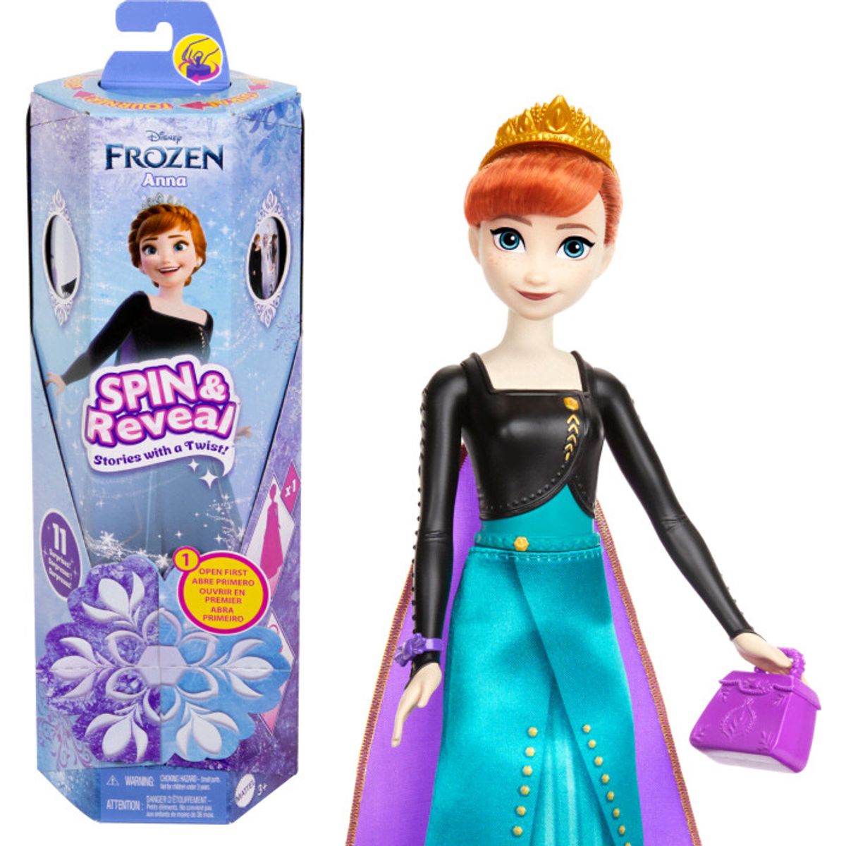 Mattel - Frost - Anna Spin & Reveal