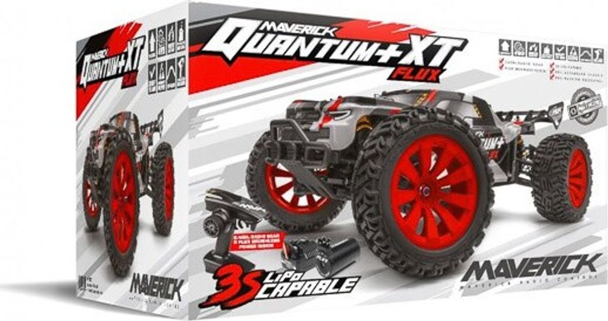 Maverick - Quantum+ Xt Flux 3s Fjernstyret Truck - 1:10 - Rød - Mv150301