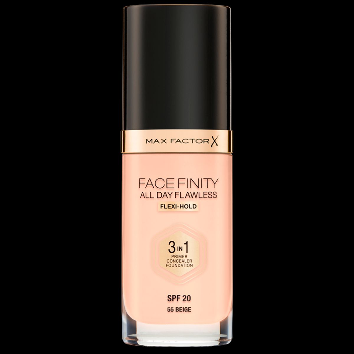 Max Factor All Day Flawless 3in1 Foundation N55 Beige (30 ml)