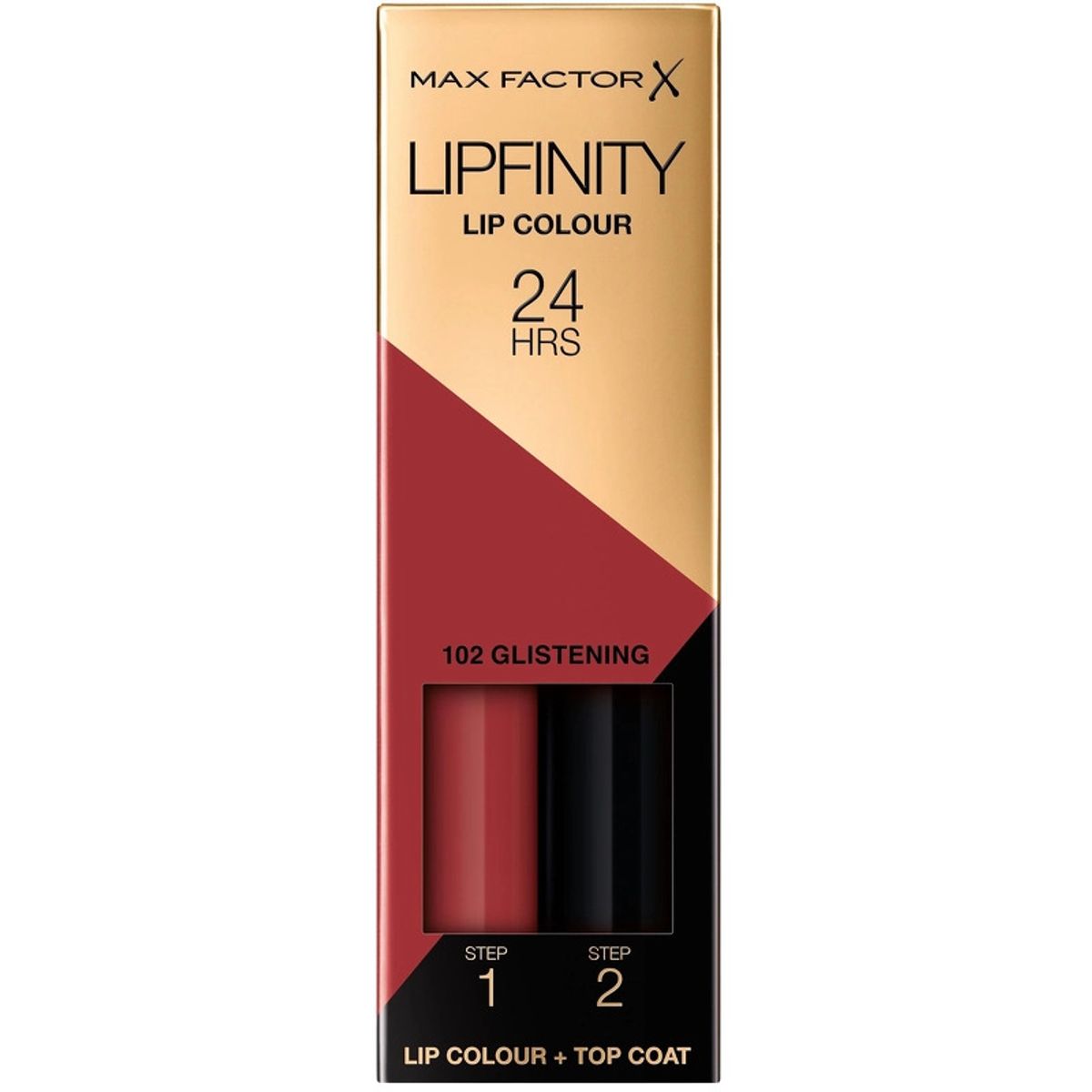 Max Factor Lipfinity 2-step Long Lasting Lipstick 2.3 ml + 1.9 g - 102 Glistering