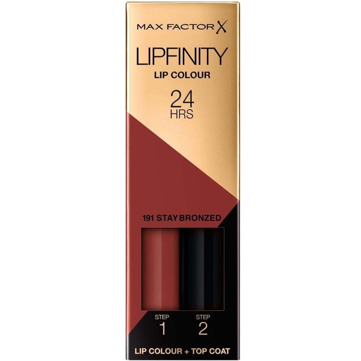 Max Factor Lipfinity 2-step Long Lasting Lipstick 2.3 ml + 1.9 g - 191 Stay Bronzed