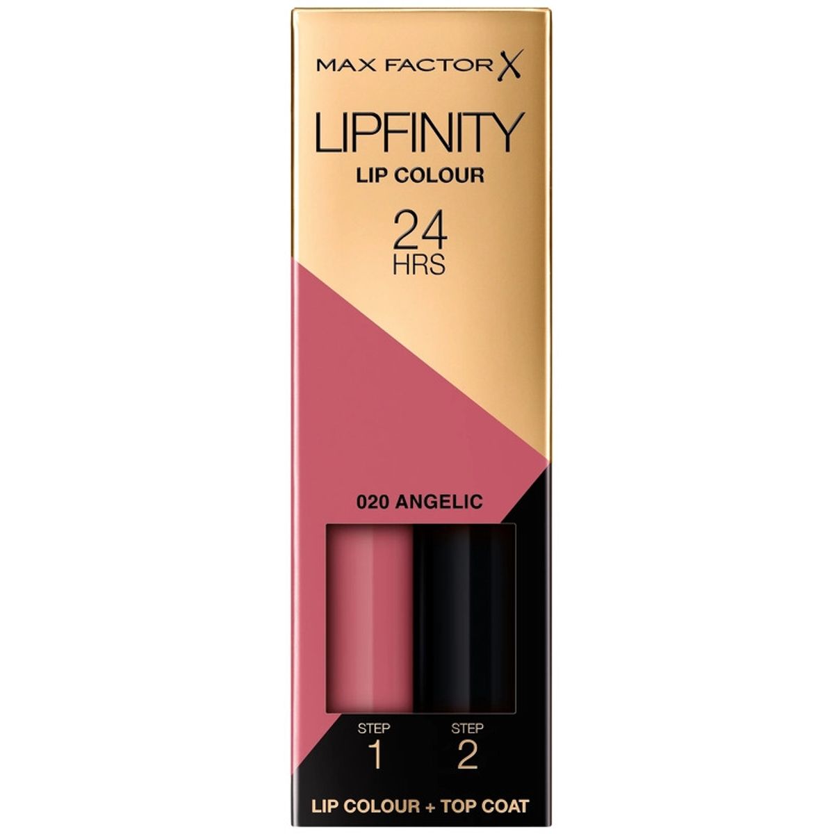 Max Factor Lipfinity 2-step Long Lasting Lipstick 2.3 ml + 1.9 g - 20 Angelic