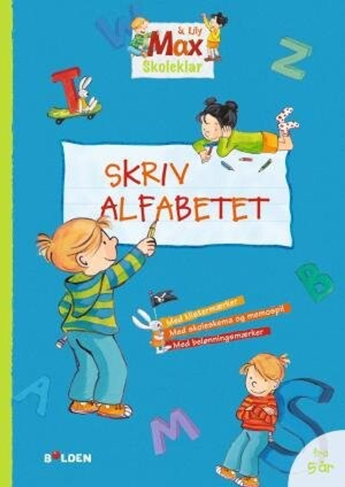 Max Skoleklar - Skriv Alfabetet - Diverse - Bog