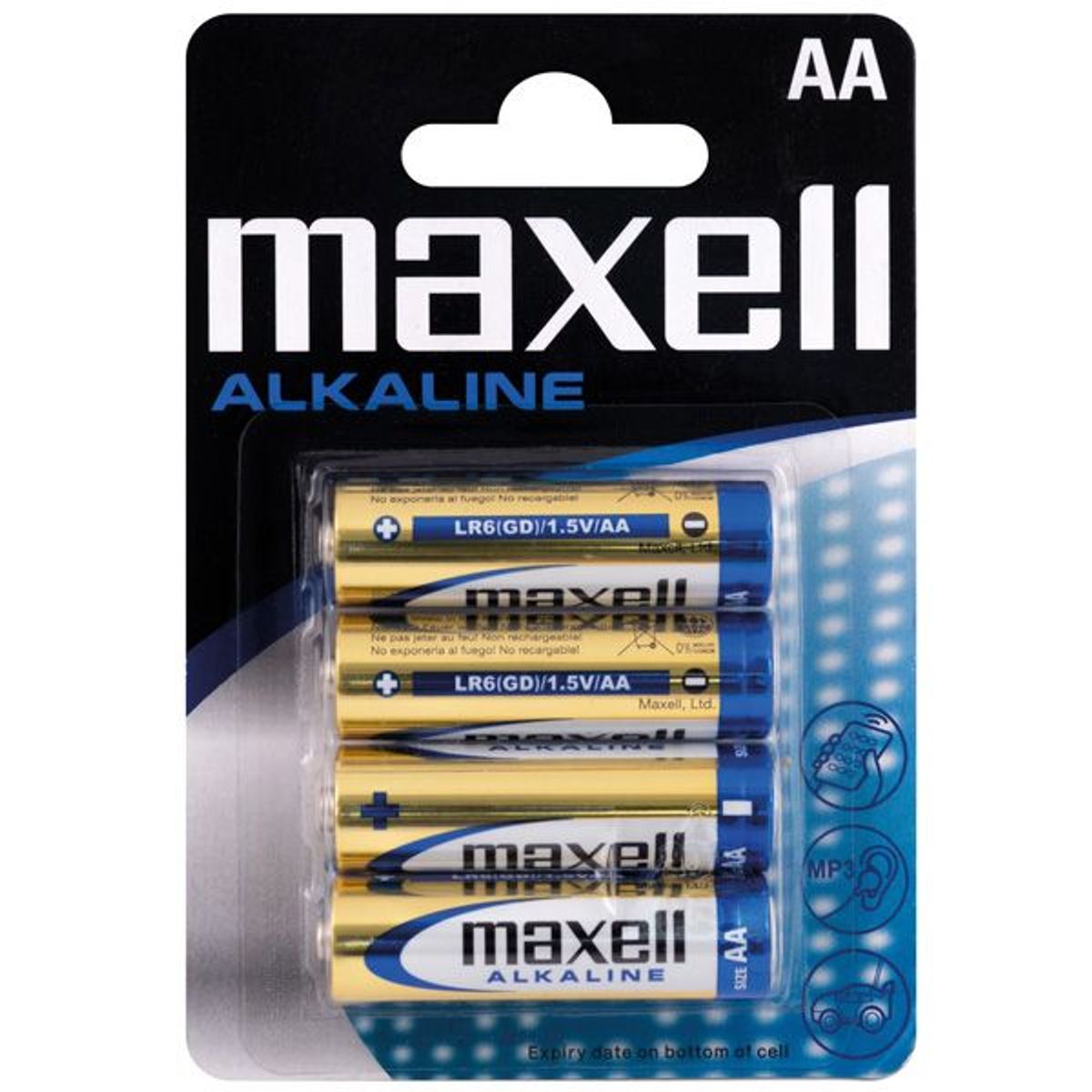 Maxell Alkaline AA / LR6 batterier - 4stk - 1170521