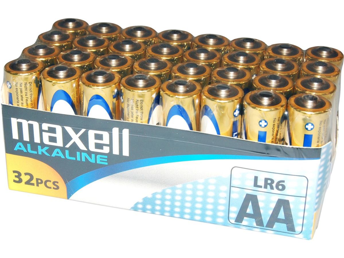 Maxell - Batteri - AA/LR06 Alkaline SP - 32 stk