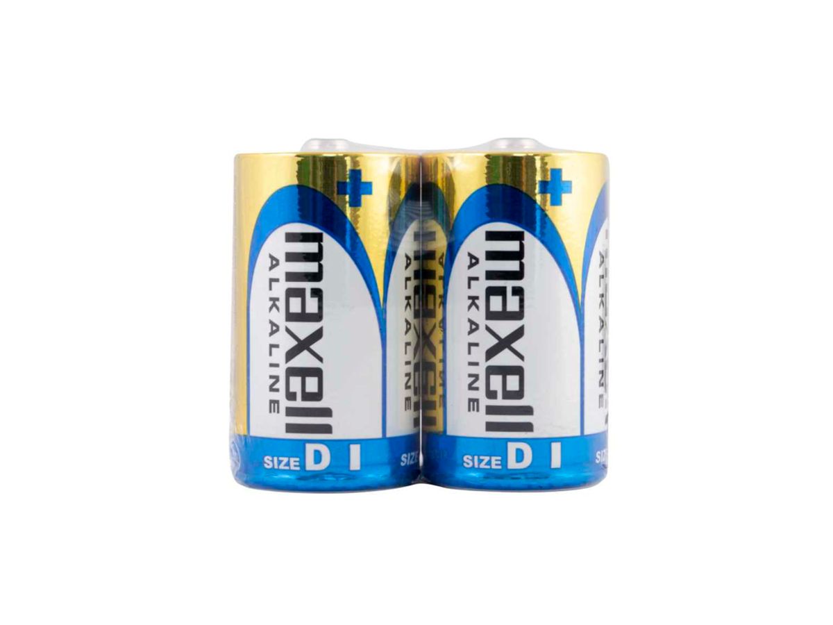 Maxell - Batteri - LR20 Alkaline S - 2 stk