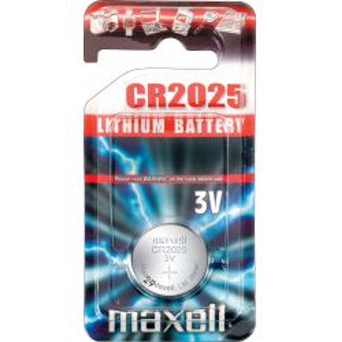 Maxell Lithium, 3v (cr2025), 1-pack