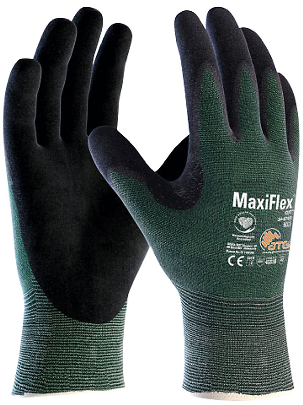 Maxiflex cut str. 10 Skærehæmmende handske niveau 3/B. optimal ergonomi og pasform.