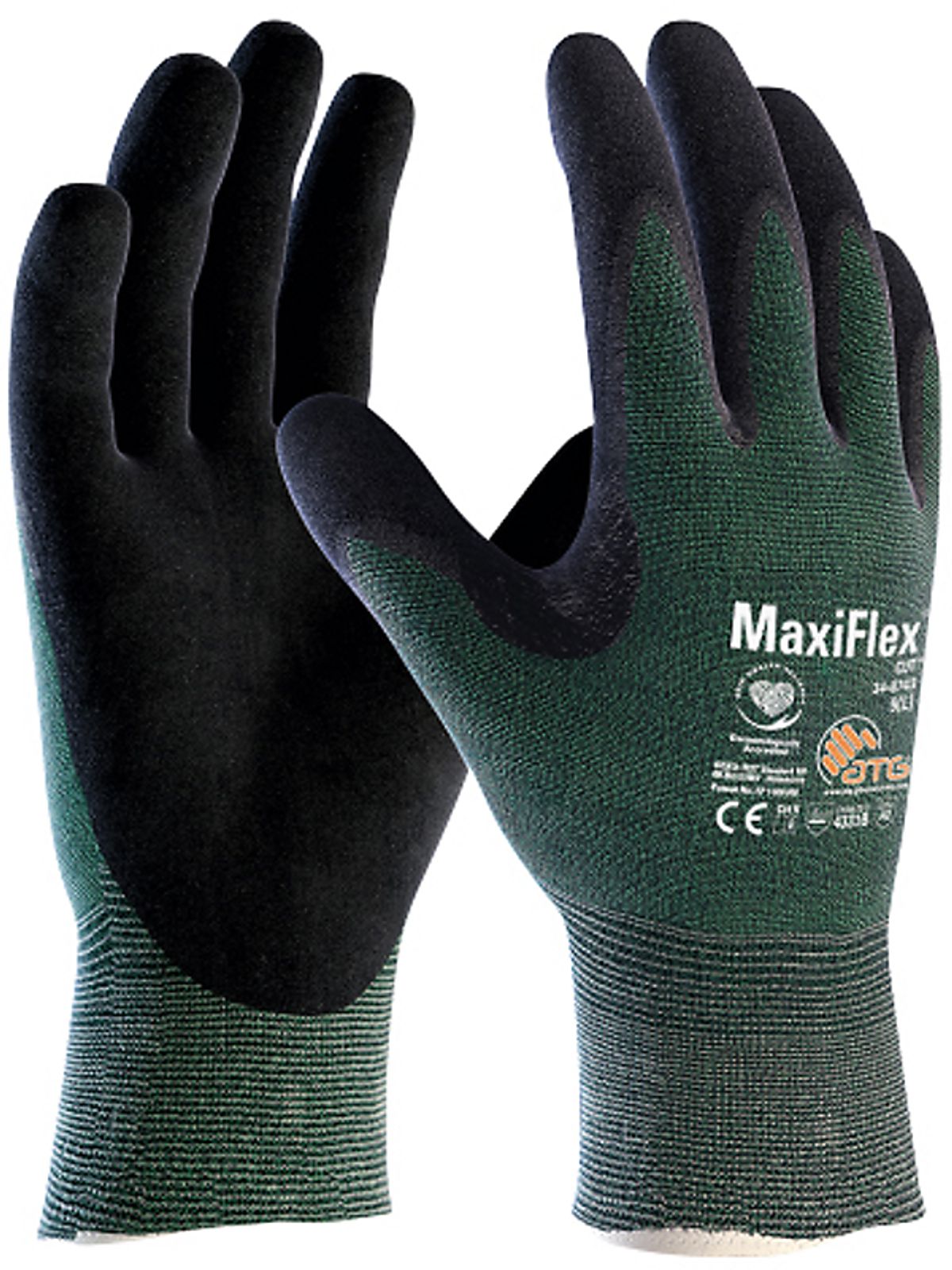 Maxiflex cut str. 11 Skærehæmmende handske niveau 3/B. optimal ergonomi og pasform.