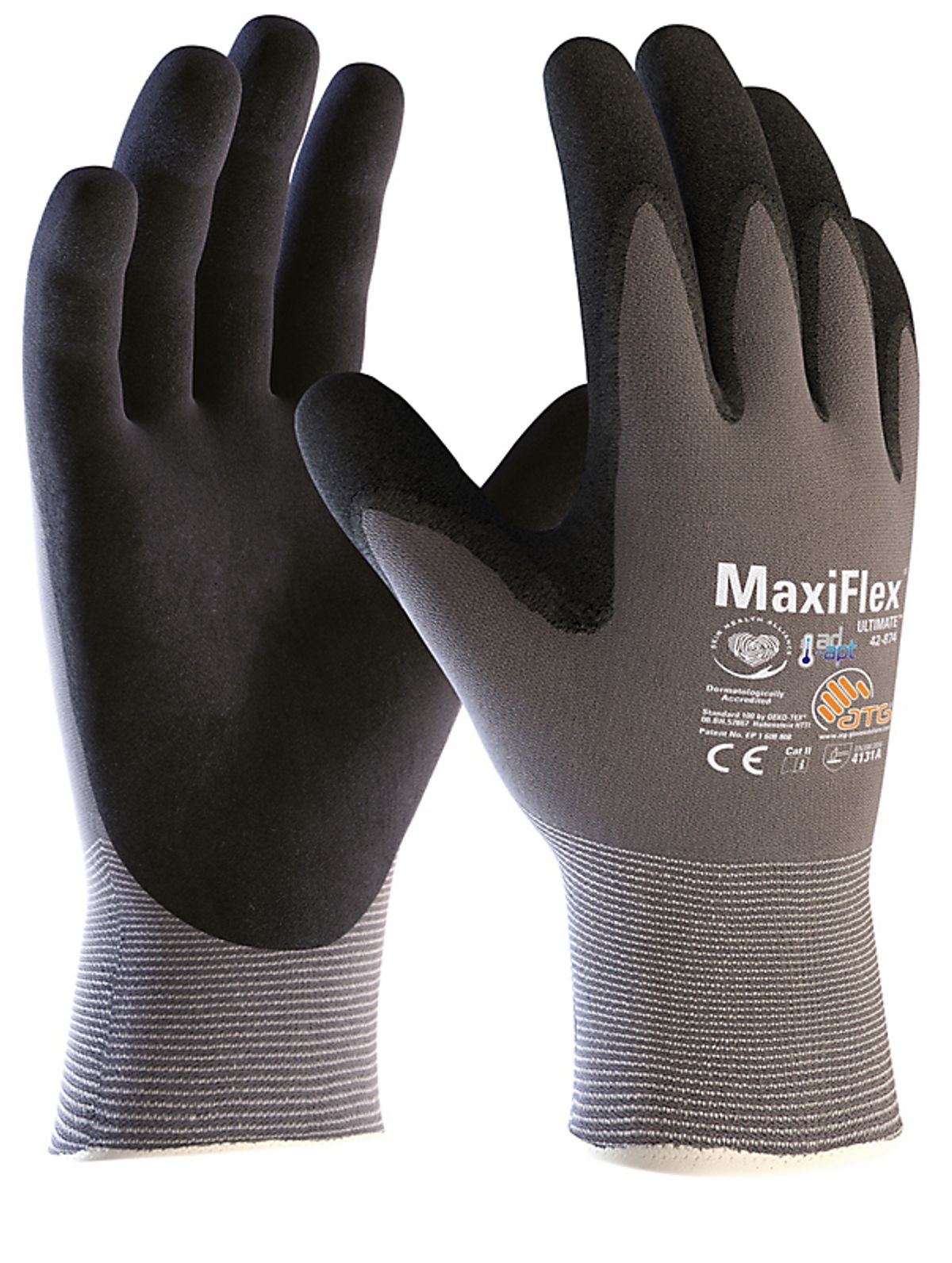 Maxiflex ultimate str. 10 Montagehandske, optimal pasform og ergonomi. åndbar, kølende