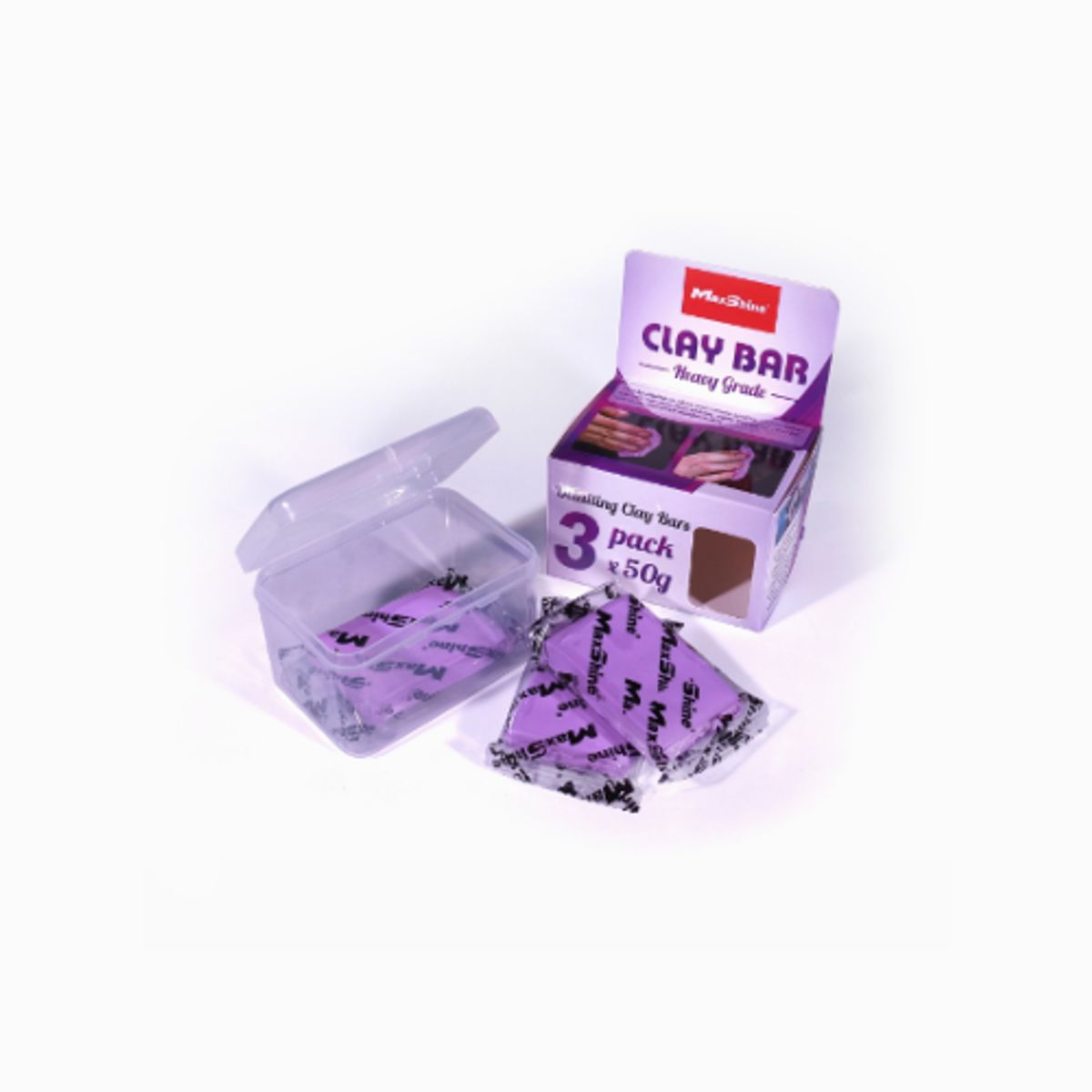 Maxshine Detailing Clay bar Heavy Cut 150g 3x50g