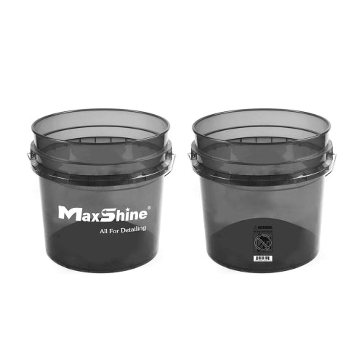 Maxshine Detailing Spand Transparent 13L - Sort