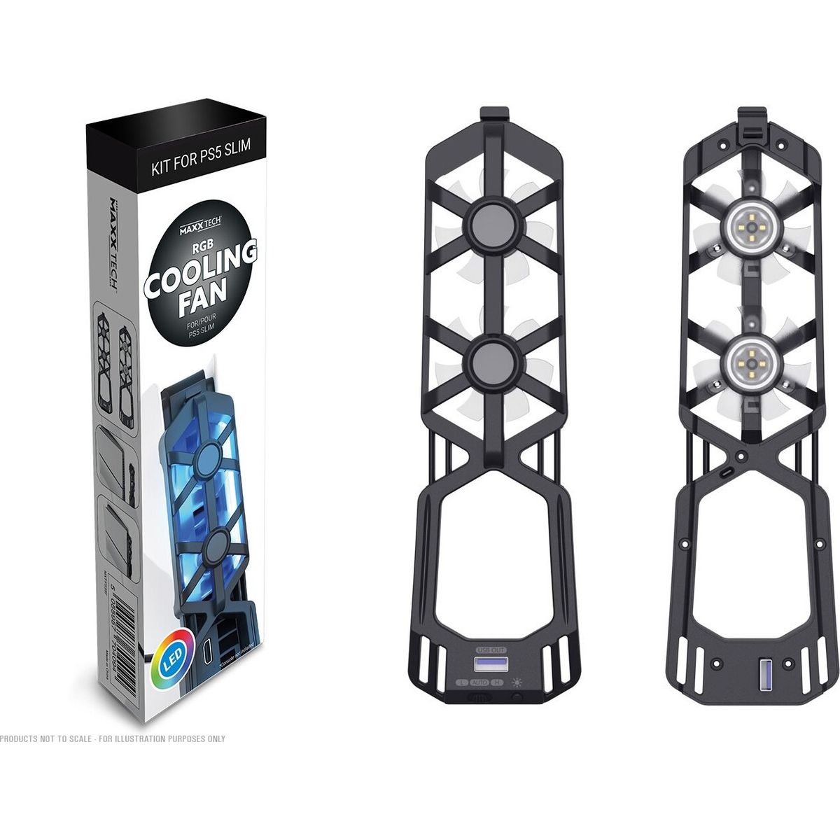 Maxx Tech Ps5 Slim Rgb Fan