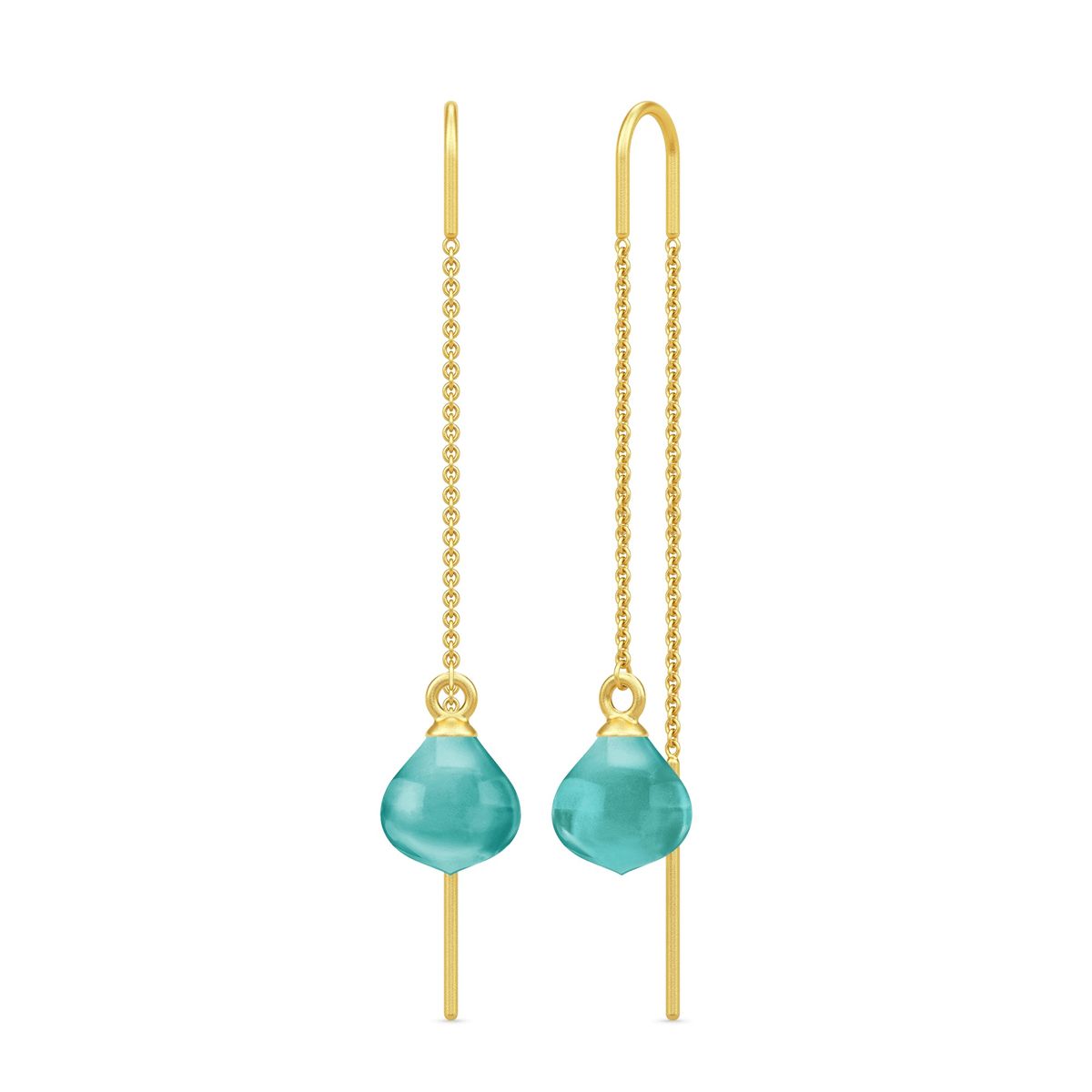 Maya Droplet Earrings Teal