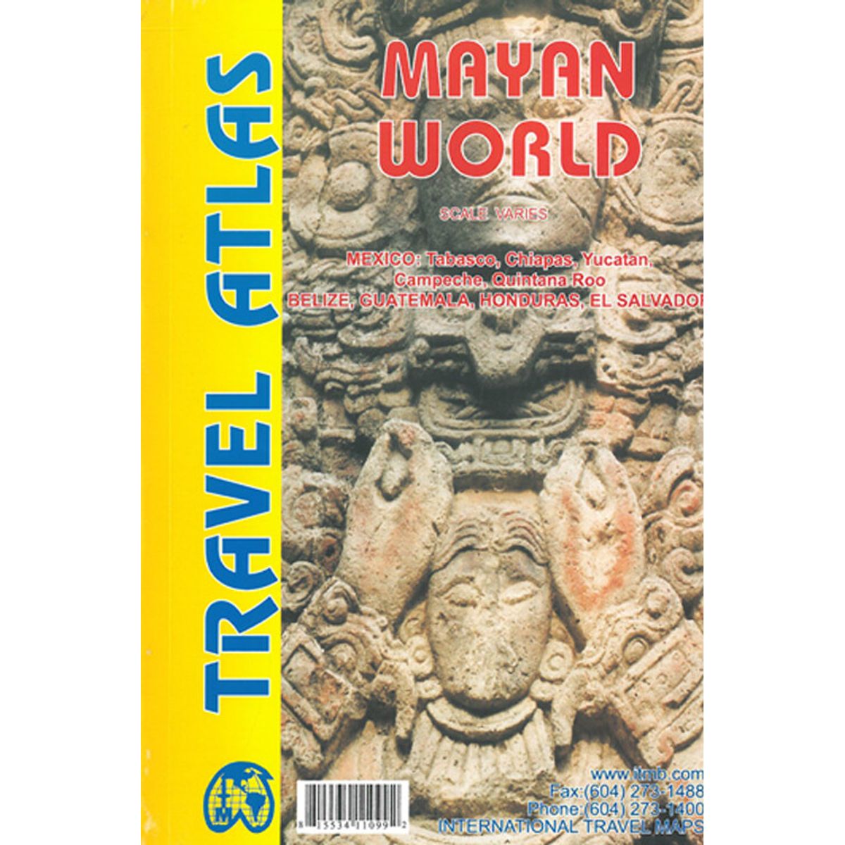 Mayan World Travel Atlas - Itmb - English Book