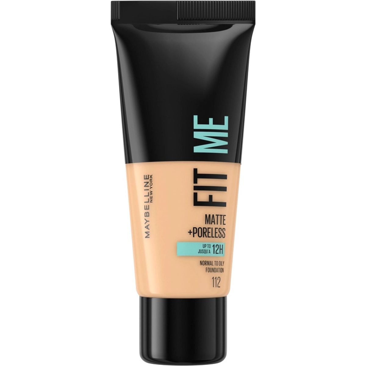 Maybelline Fit Me Matte + Poreless Foundation Normal To Oily 30 ml - 112 Soft Beige