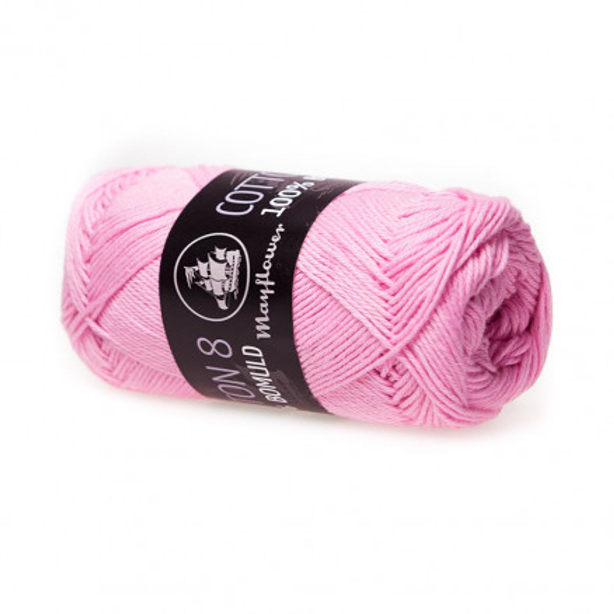 Mayflower Cotton 8/4 Garn Unicolor 1449 Lyserød