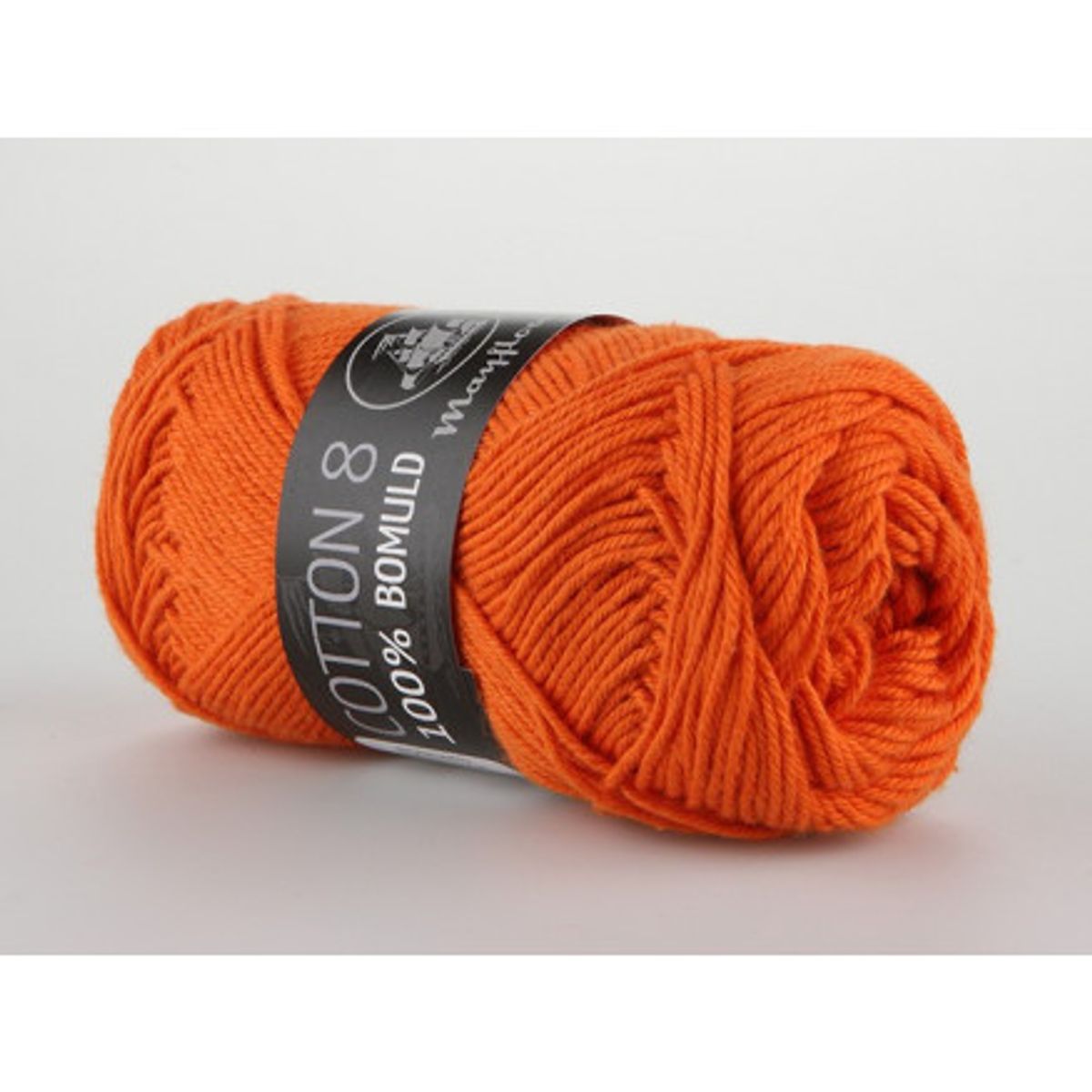 Mayflower Cotton 8/4 Garn Unicolor 1494 Mørk Orange