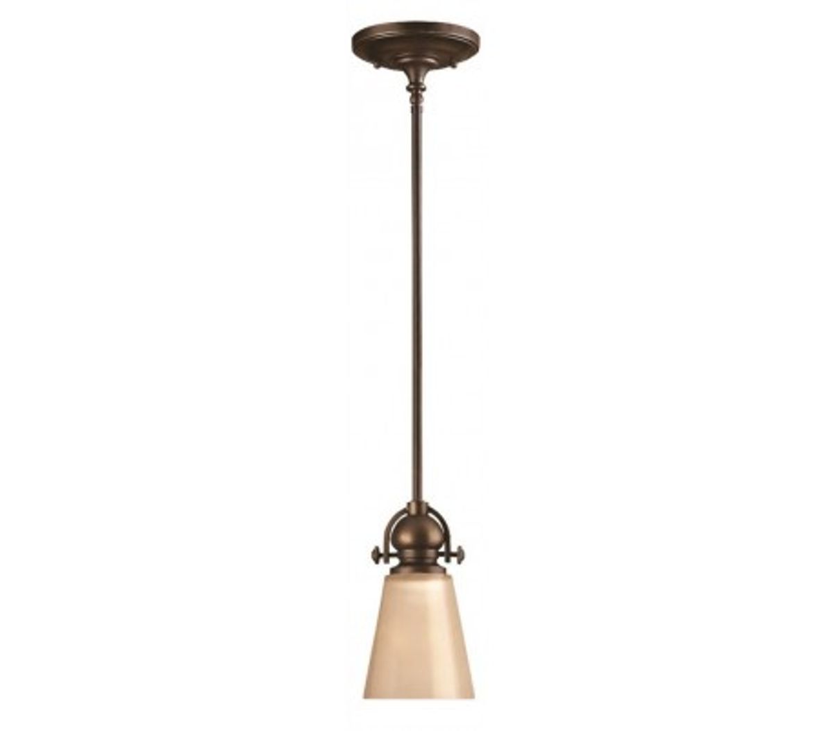 Mayflower Loftlampe Ø12,7 cm 1 x E27 - Aldret bronze/Rav