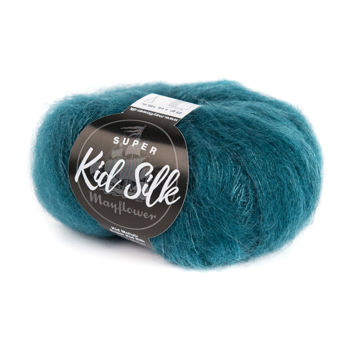 Mayflower Super Kid Silk - Petroleum 26, Mohair/Silk, fra Mayflower