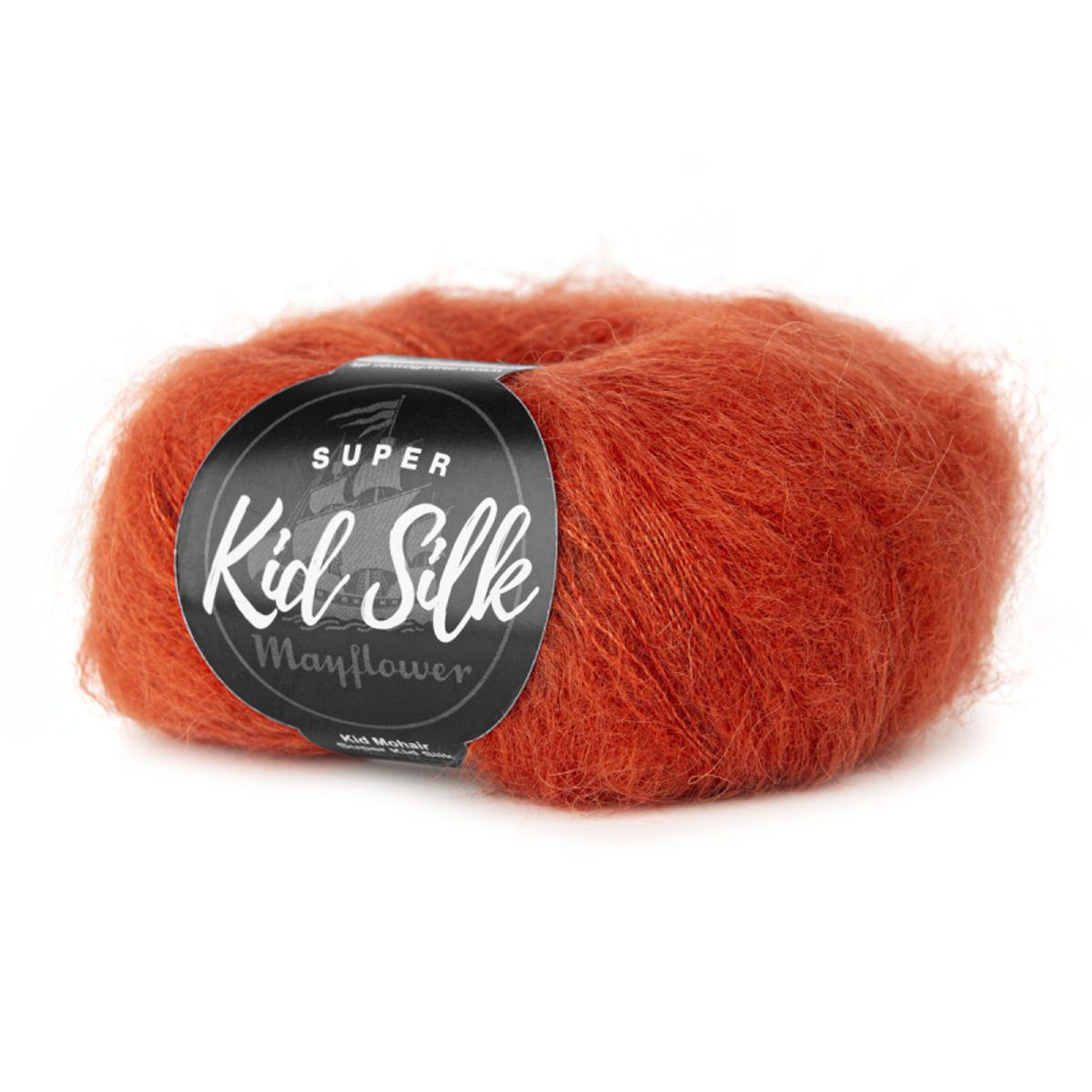 Mayflower Super Kid Silk - Rød Okker 59, Mohair/Silk, fra Mayflower