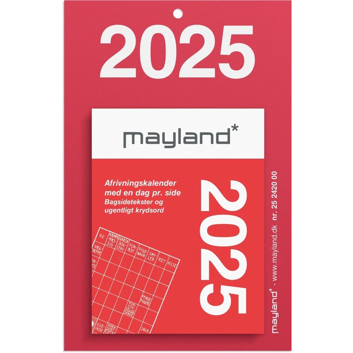 Mayland Afrivningskalender lille 2025