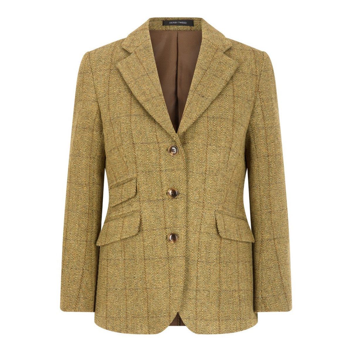 Mayland ladies hacking jacket, tweed, lys salvie - L (14)