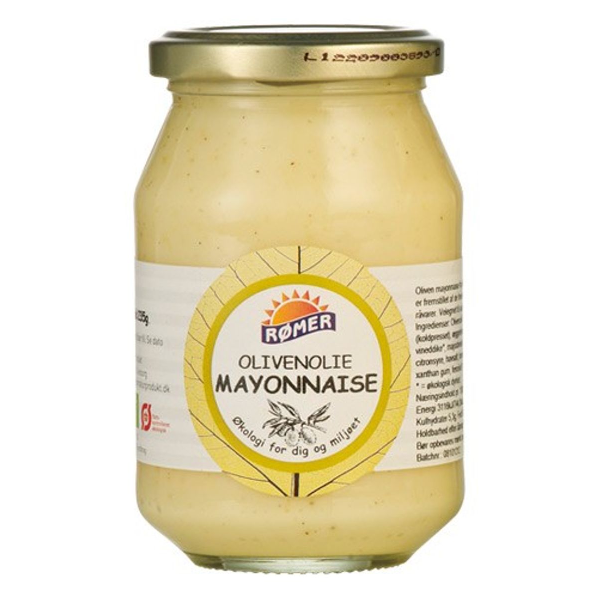 Mayonaise olivenolie Økologisk- 275 ml - Rømer