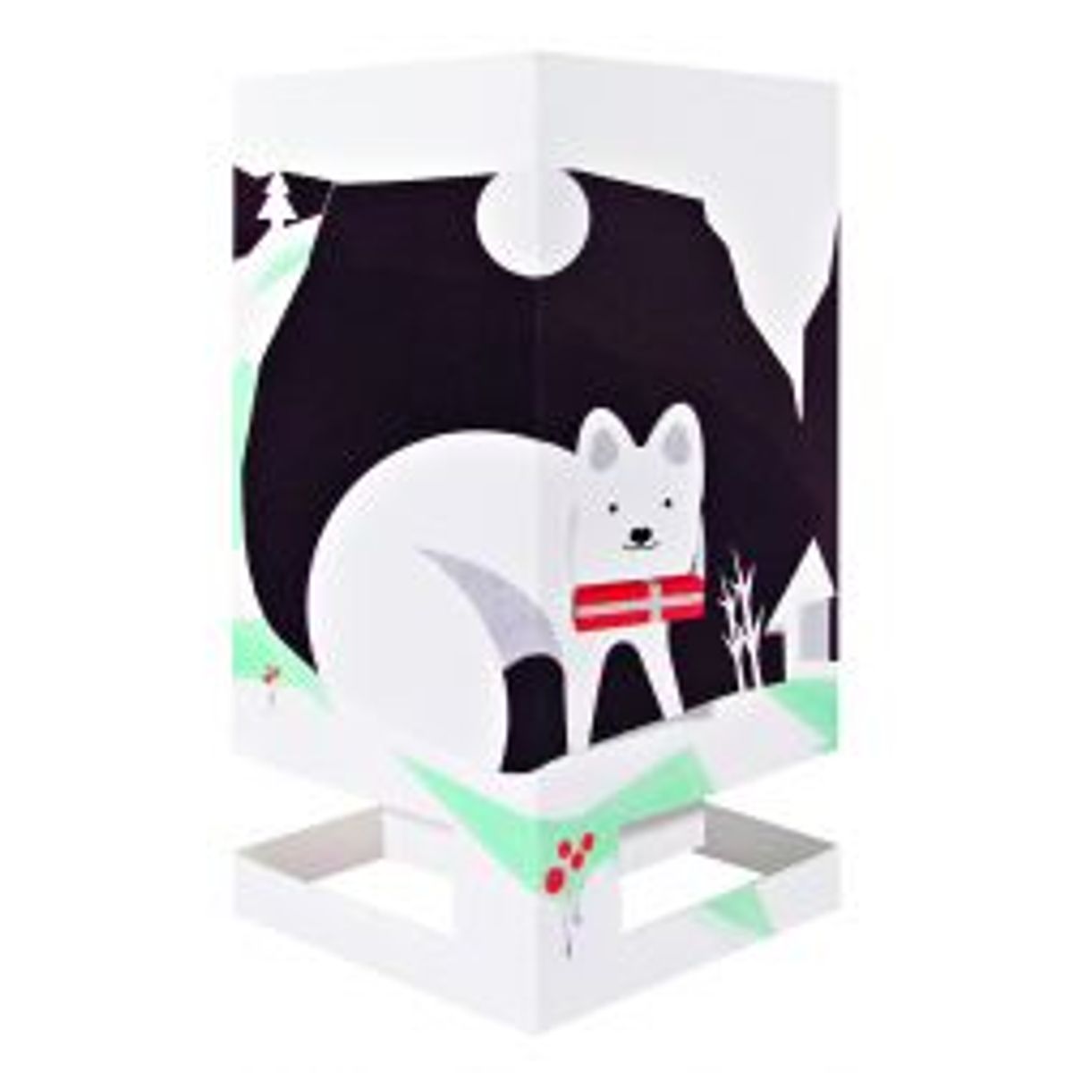 Mayves Greeting Card/candle Northern Lights Fox - Postkort