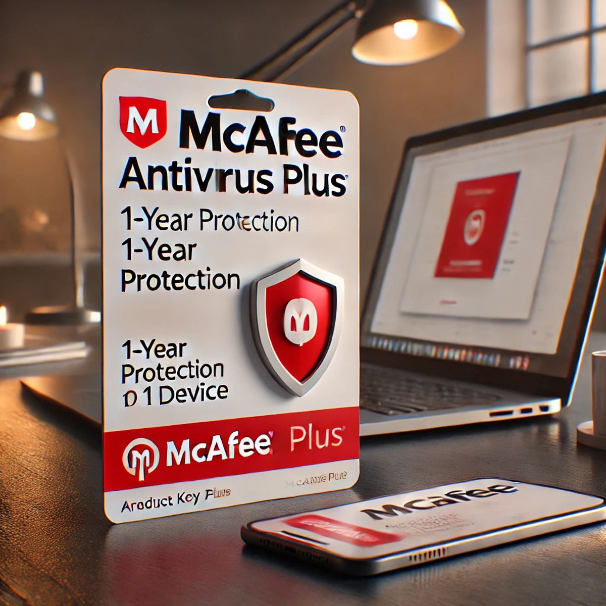 McAfee Antivirus Plus 1 års beskyttelse til 1 enhed