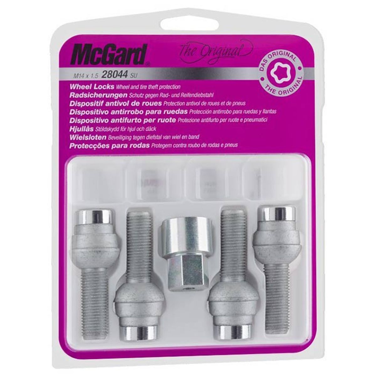 MCGARD 26000SU LÅSEBOLT M12x1.25 FLAD