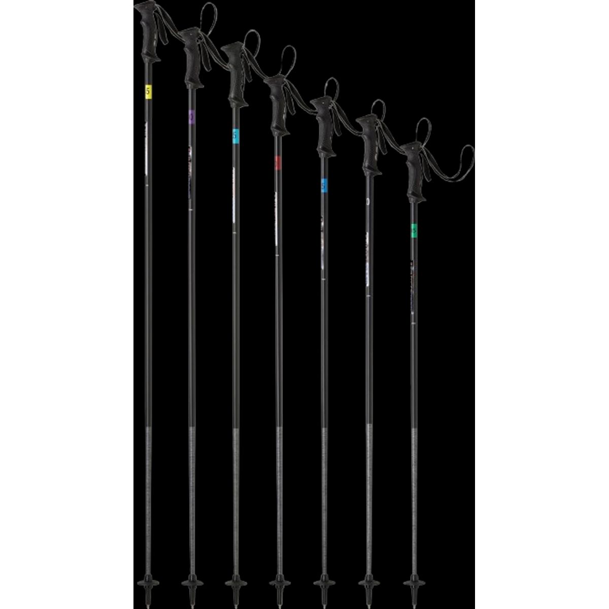 Mckinley Carbon Skistav (Farve: Sort, Størrelse: 120)