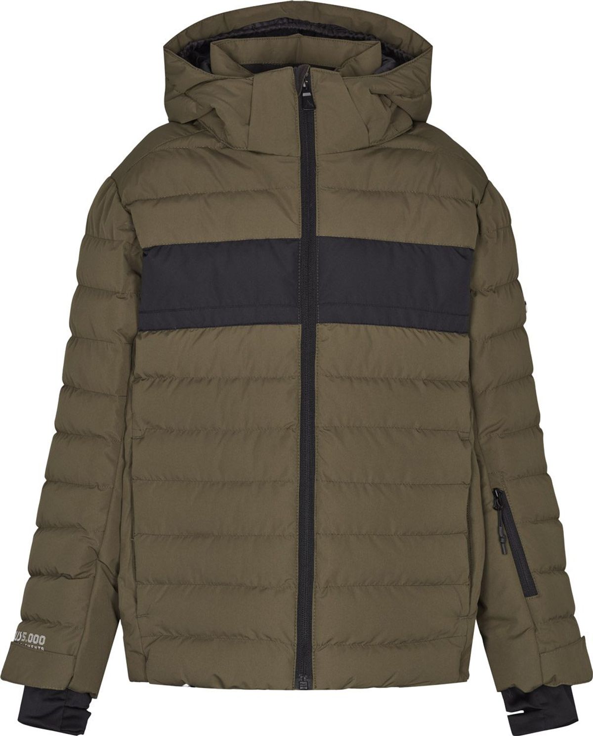 Mckinley Jackie Jacket Børn (Farve: Olive Night/blåck, Størrelse: 116)