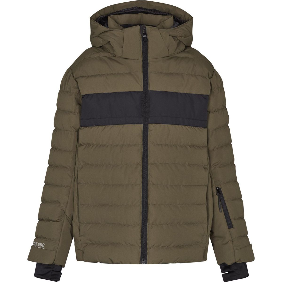 Mckinley Jackie Jacket Børn (Farve: Olive Night/blåck, Størrelse: 128)