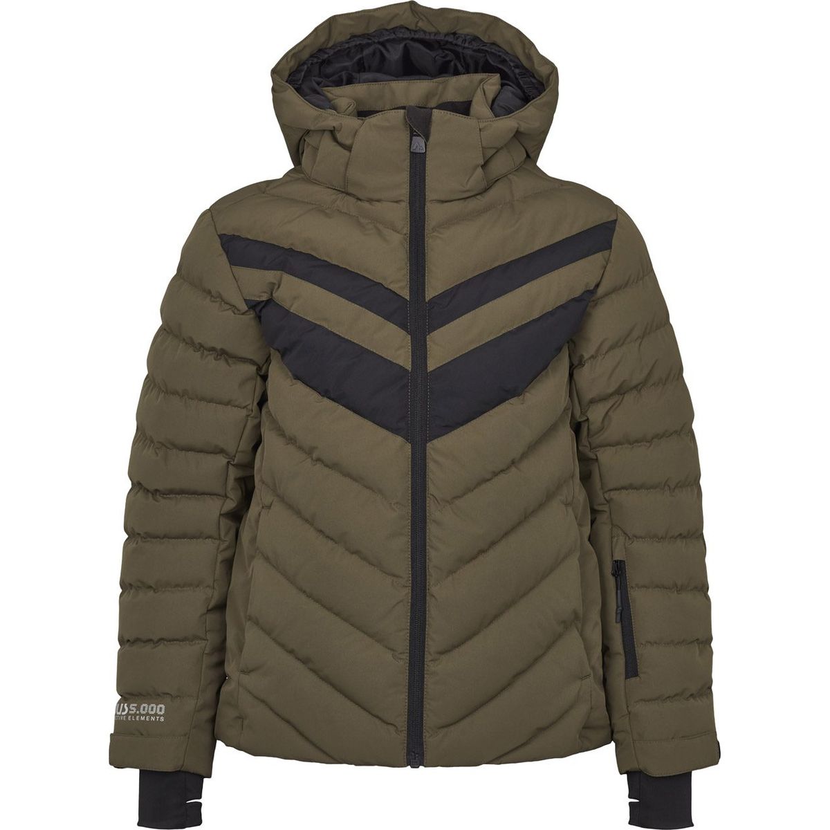 Mckinley Maggie Jacket Børn (Farve: Olive Night/blåck, Størrelse: 140)