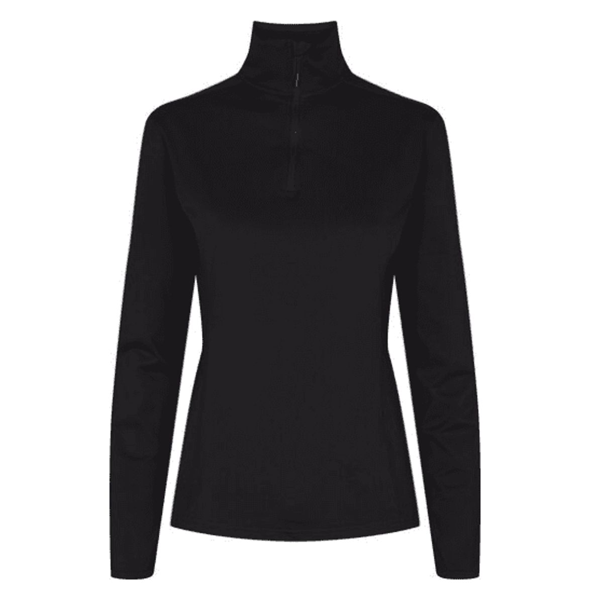 Mckinley Mio ½-Zip Midlayer Dame (Farve: Sort, Størrelse: 34)