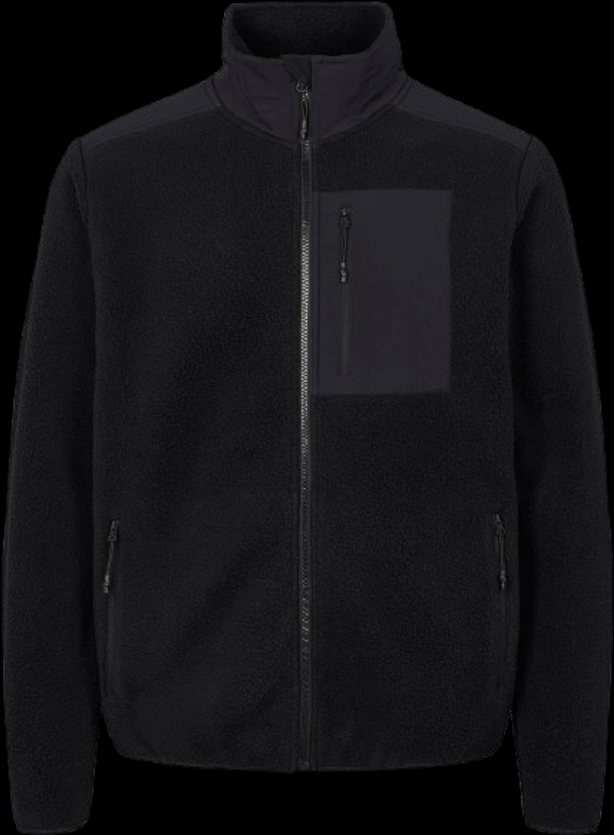 Mckinley Nomis Pile Fleece Jacket Herre (Farve: Black/black, Størrelse: 2xl)